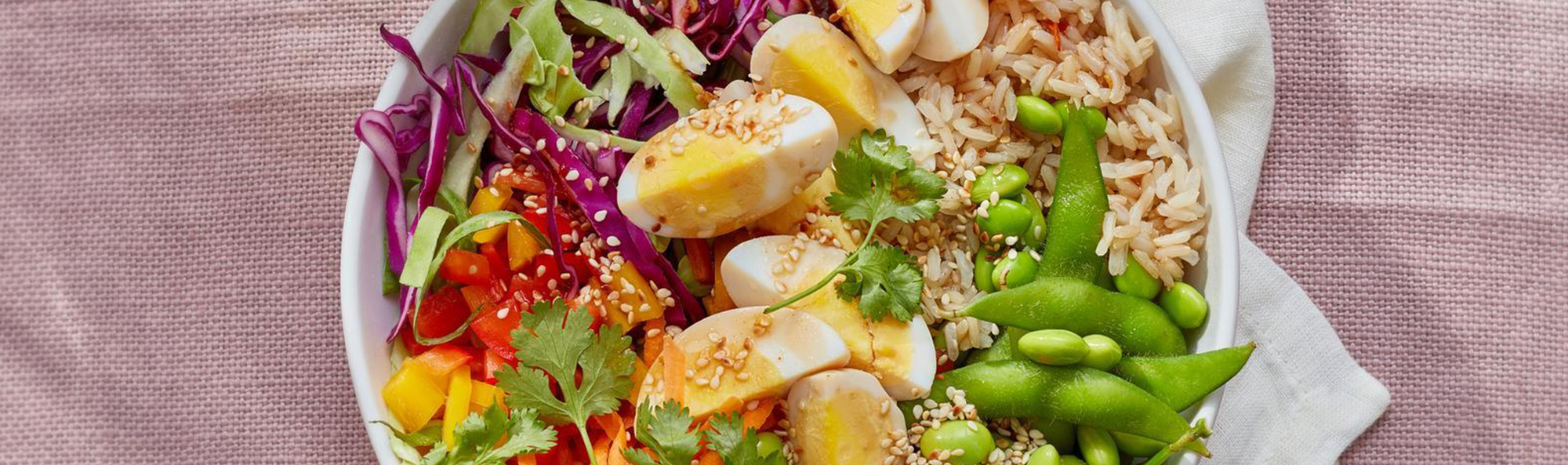 Egg-cellent Asian Sesame Energy Bowl