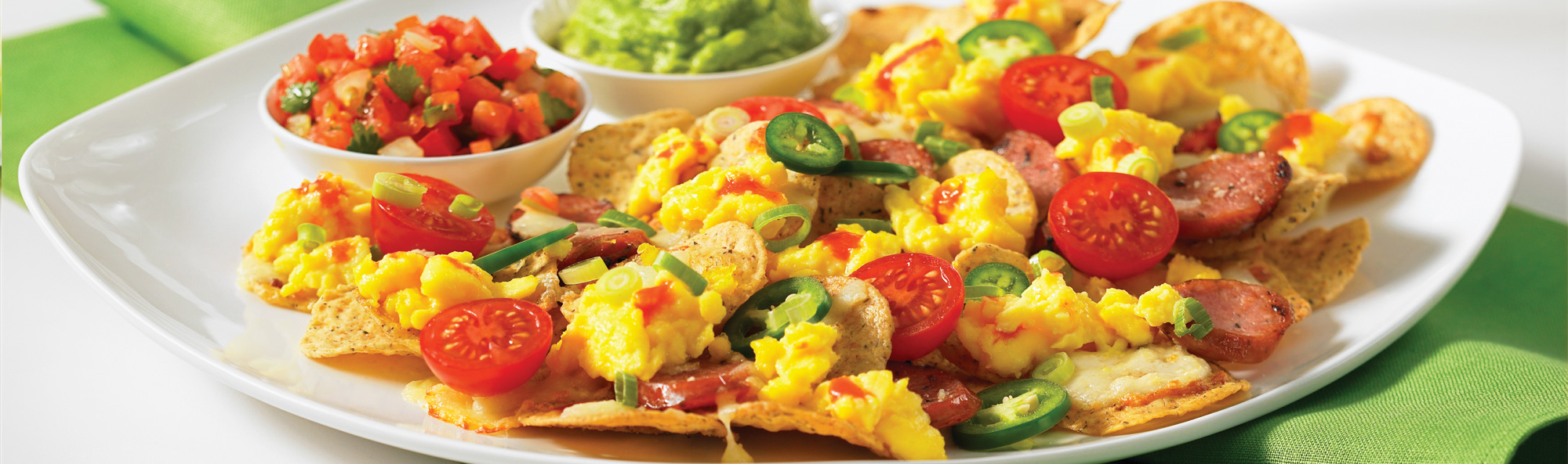 Scrambled Egg Breakfast Nachos